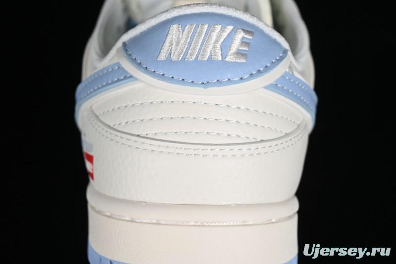 Nike Supreme x SB Dunk Low Stone Island Collaboration - Azure Starry Sky Anniversary High-End Custom Low-Top Casual Sneakers - BB9866-001