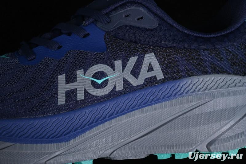 Hoka One One Challenger ATR 7 Low Trail Running Shoes with Lightweight Cushioned Midsole - 1134498 BBSBL