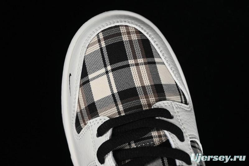 Nike SB Dunk Low Supreme Plaid Colorway Low-Top Casual Skateboarding Shoes - SU1098-061