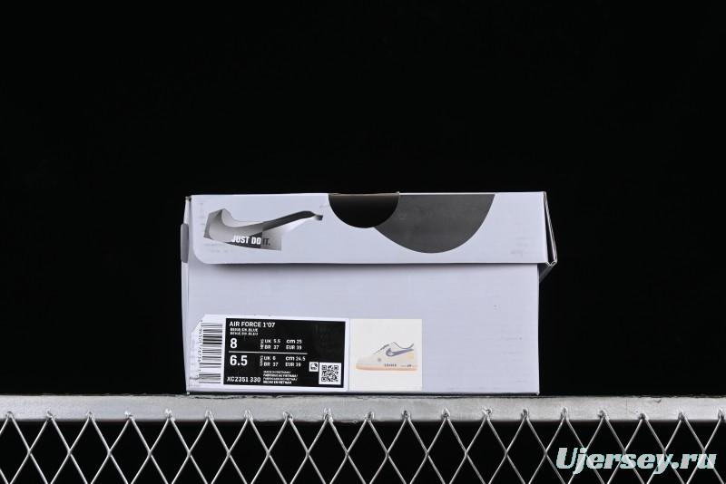 Nike Air Force 1 '07 Low "Eraser" Casual Sneakers - XC2351-330