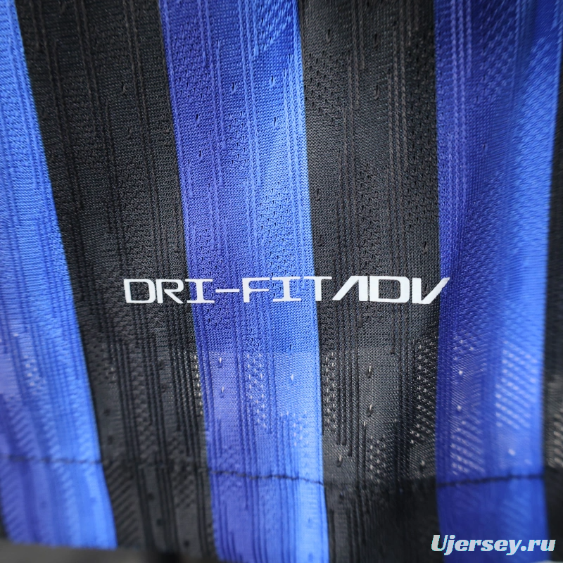 25/26 Player Version Inter Milan Home Long Sleeve Jersey