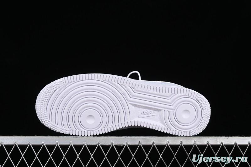 Nike Air Force 1 '07 Low Casual Sneakers with Full-Length Air Cushion - AO1635-100
