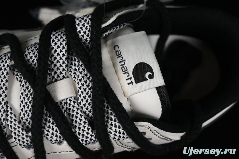 Nike SB Dunk Low Carhartt Collaboration - Strap Black Hook Anniversary High-End Custom Low-Top Casual Skate Shoes - SJ2068-265