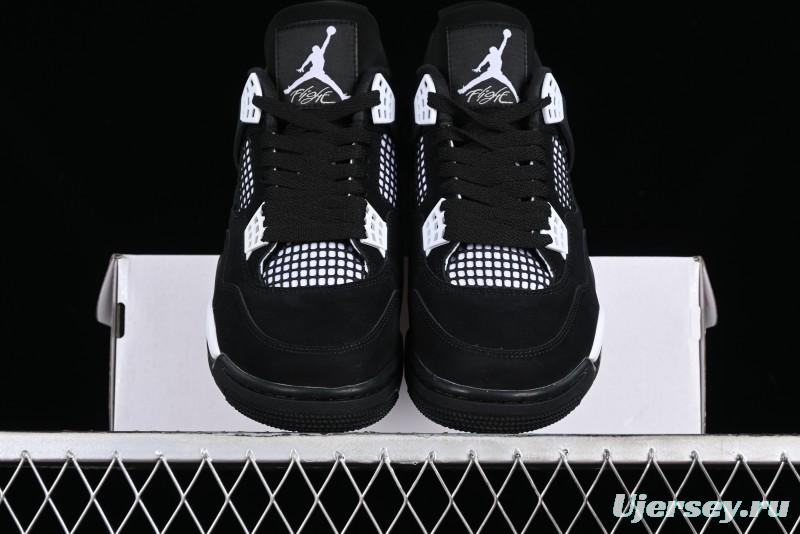 Nike Air Jordan 4 Retro "White Thunder" Basketball Shoes - FQ8138-001