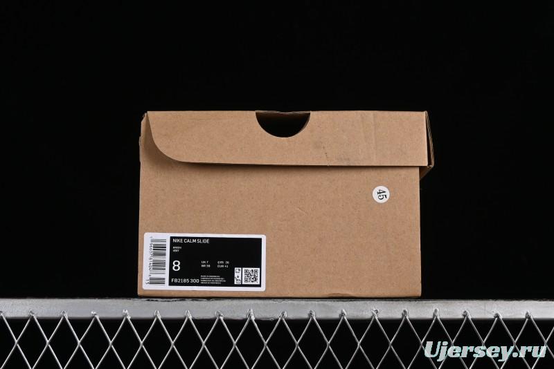 Nike Calm Slide Mule Comfortable Foam Sandals with Textured Footbed - FB2185-300