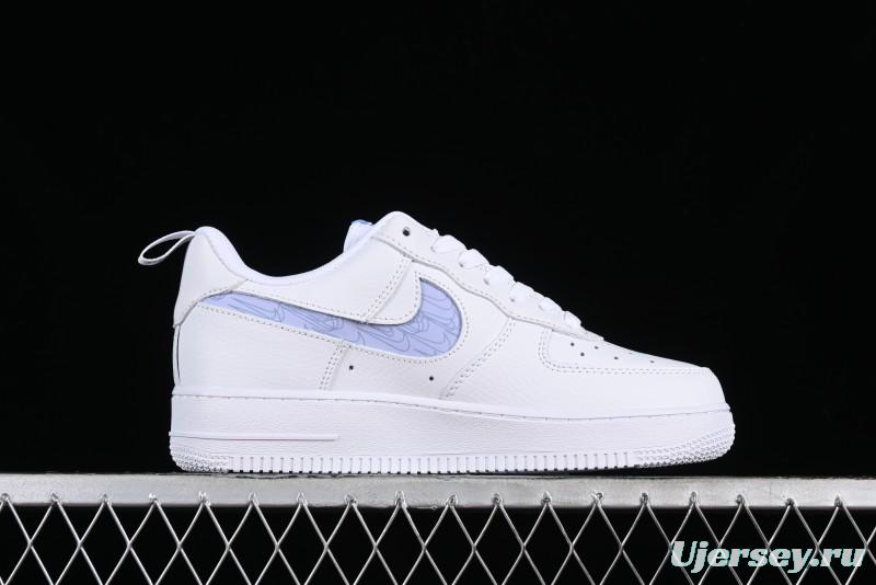 Nike Air Force 1 '07 Low Hazy Purple Casual Sneakers with Full-Length Air Solo Cushion - FB8971-800
