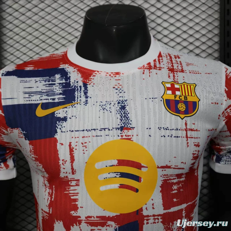 25/26 Player Version Barcelona Artistic Graffiti Limited Edition Jersey