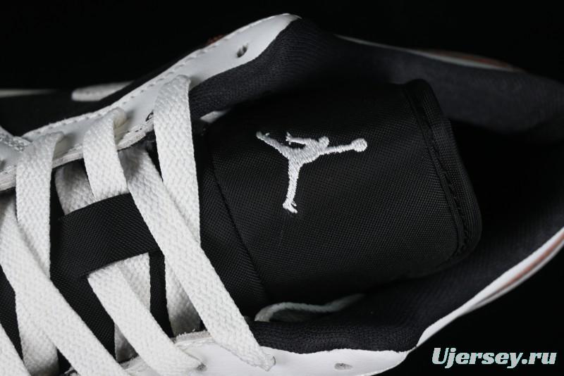 Nike Air Jordan 1 Low "Quai 54" Casual Sneakers in White Black Blue - HQ0764-001