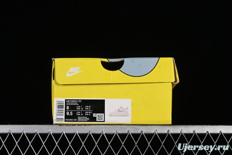Nike Air Force 1'07 Low "MUD" Casual Sneakers with Bamboo Forest and Wandering Swordsman Print - XC2351-110