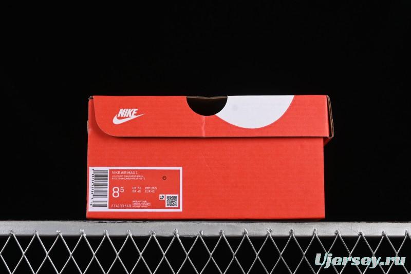 Nike Air Max 1 Retro Running Shoes with Half-Sole Air Cushion - FZ4133-640