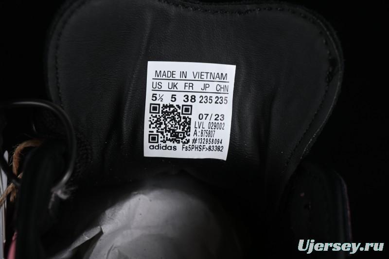 Adidas Samba OG B75807 Customized Casual Sneakers with Vibrant Hot Pink and Sweet Black Colorway - B75807