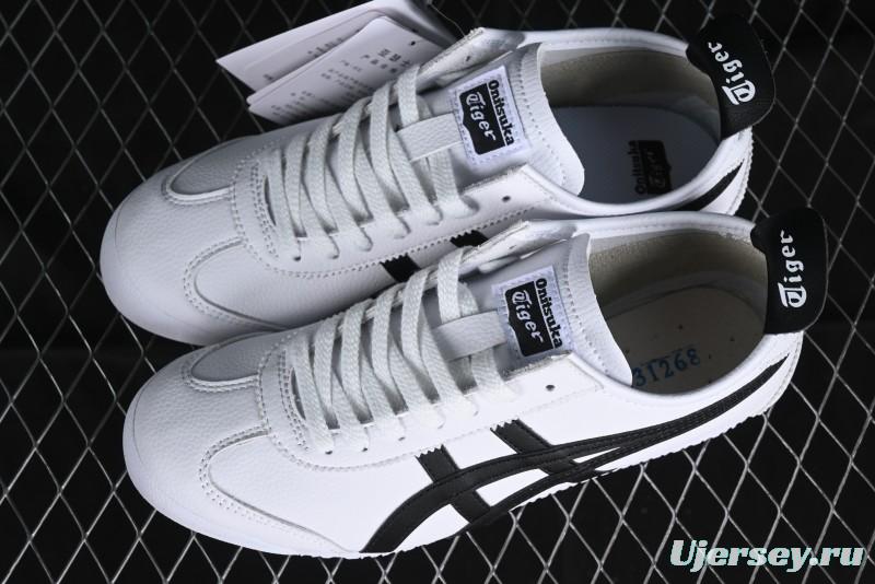 Onitsuka Tiger Mexico 66 Low-Top Leather Sneakers for Casual Running - D508K-0190