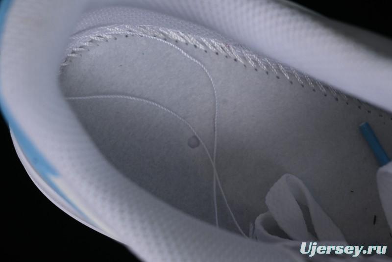 Nike Air Force 1 '07 Low White Blue Casual Sneakers - FQ4296-100