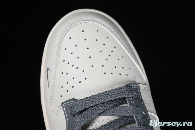 Nike SB Dunk Low Supreme Stone Island Collaboration - Beige Grey Starry Sky Anniversary High-End Custom Low-Top Casual Skate Shoes - BB9866-002