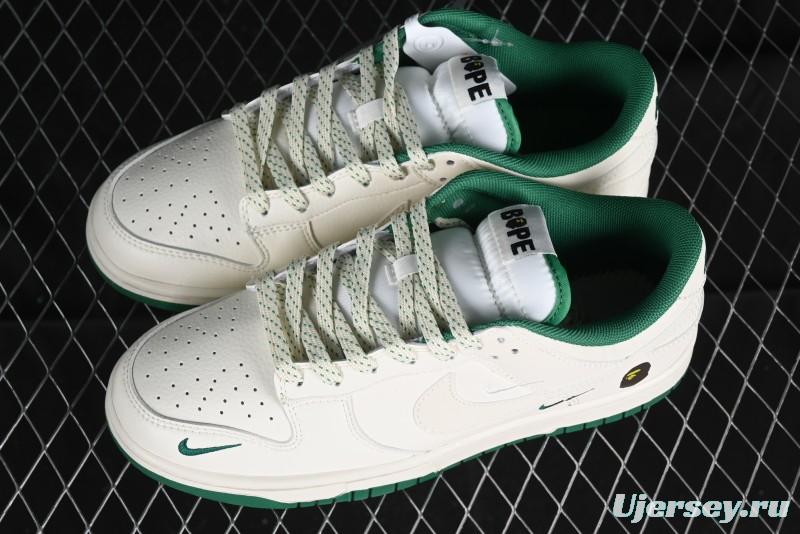 Nike SB Dunk Low BAPE Collaboration Anniversary Edition Customized Sneakers - XD6188-026