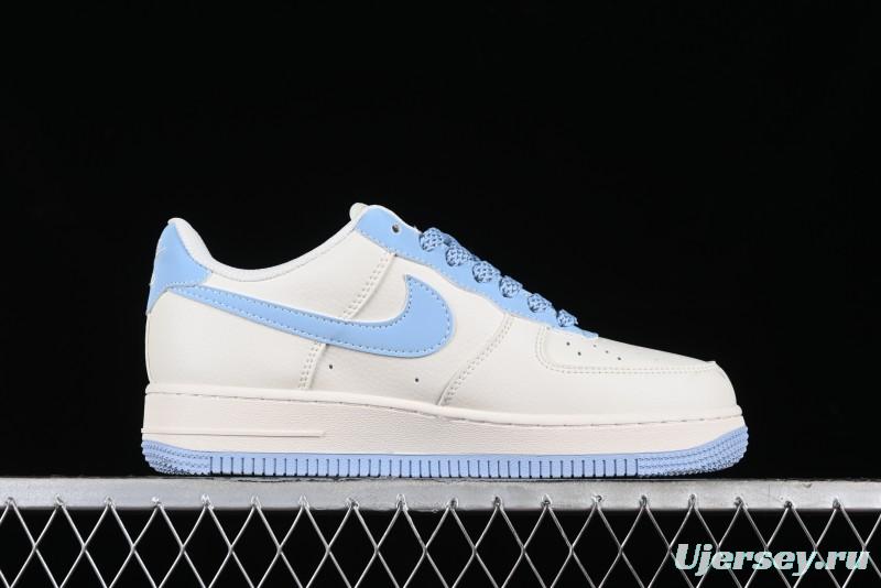 Nike Air Force 1 '07 Low Supreme Stone Island Collaboration - Sky Blue Casual Sneakers - BB9599-205