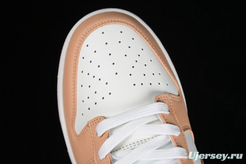 Nike Dunk Low "Harvest Moon" SB Skateboarding Shoes in Beige Orange - DD1503-114