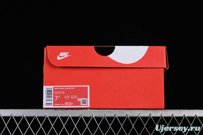 Nike Dunk Low Graffiti Deconstructed Style Casual Diary Gradient Splatter Letter SB Strap Low-Top Skate Shoes - DV0831-104