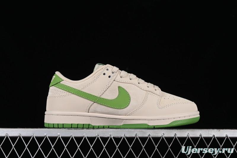 Nike SB Dunk Low LV Collaboration - Emerald City Anniversary High-End Custom Low-Top Casual Skate Shoes - XB3802-345