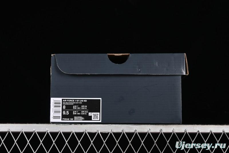 Nike Air Force 1 '07 Low Casual Sneakers in White Pink Green - FV9346-100