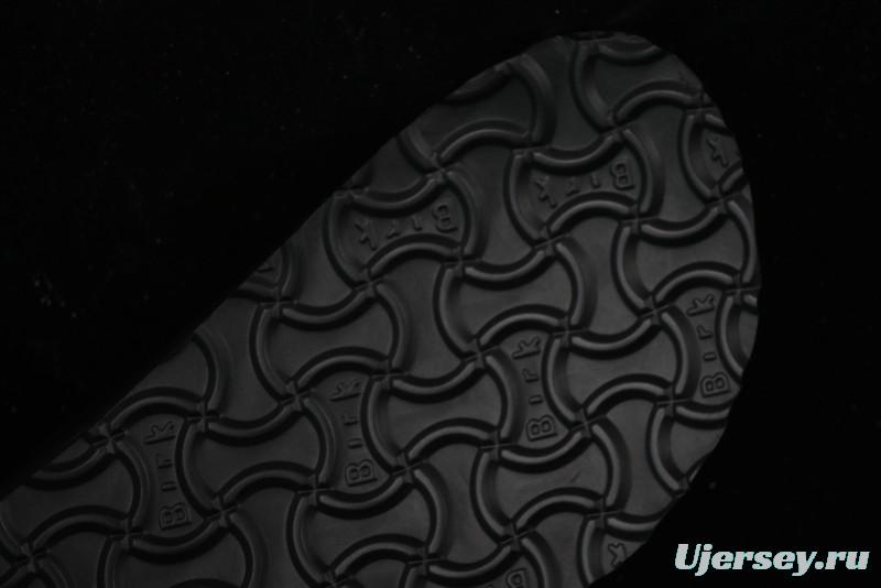 Birkenstock Birkenstock Sandals Series Black Leather with Soft Cushioning Cork Midsole - T.D4