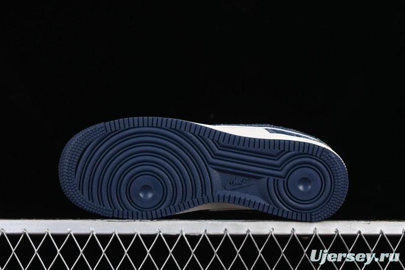 Nike Air Force 1 '07 Low LV Collaboration - Midnight Navy Low-Top Casual Sneakers - SJ2088-003