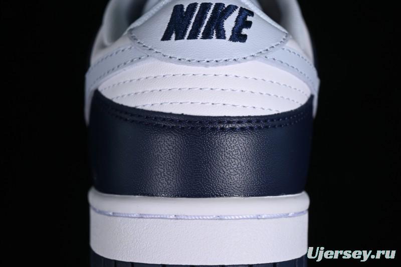Nike SB Dunk Low Casual Skate Shoes in Black, White, and Blue - FQ8826-100