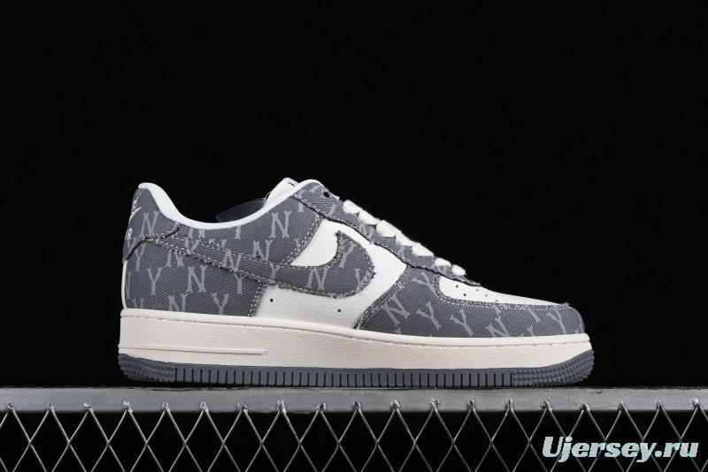 Nike Air Force 1 '07 Low LV Collaboration - Grey Double Swoosh Casual Sneakers - HD1968-030