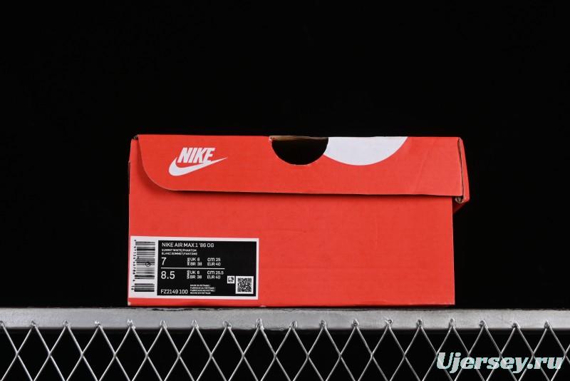 Nike Air Max 1 Retro Running Shoes with Half-Sole Air Cushion - FZ2149-100