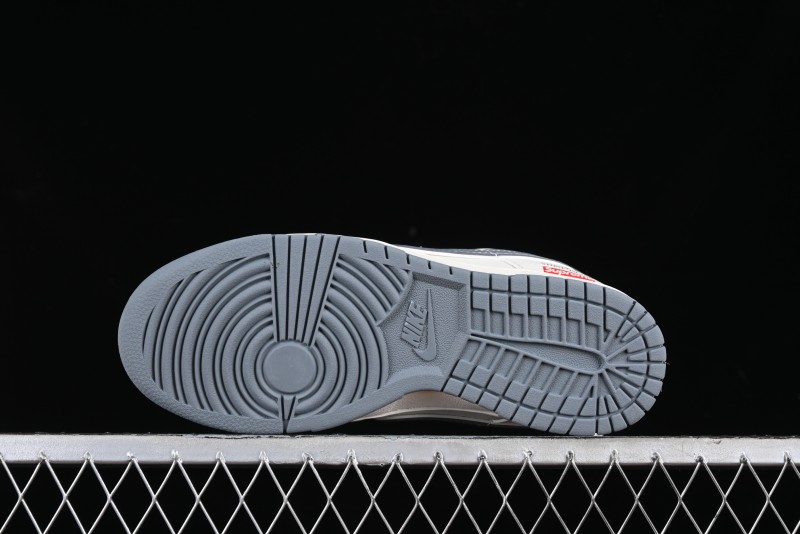 Nike SB Dunk Low Supreme Stone Island Collaboration - Beige Grey Starry Sky Anniversary High-End Custom Low-Top Casual Skate Shoes - BB9866-002