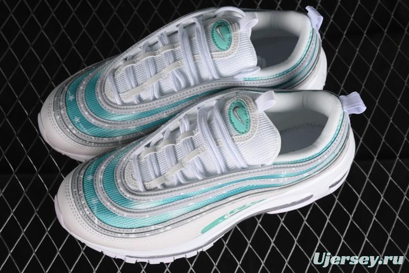 Nike Air Max 97 Custom Full-Sole Air Cushion Retro Bullet Running Shoes - 921826-101