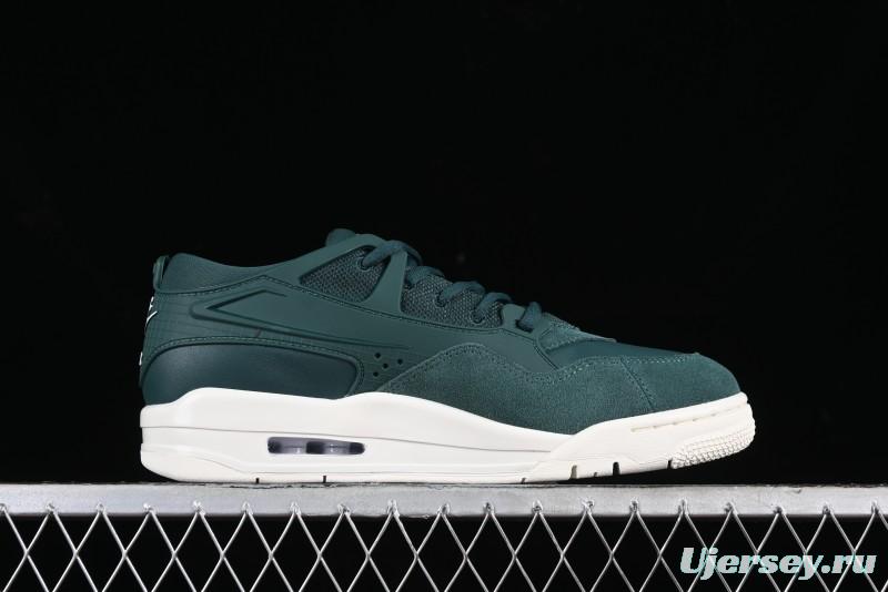 Nike Air Jordan 4 Remastered Military Green Retro Sneakers - FQ7940-300