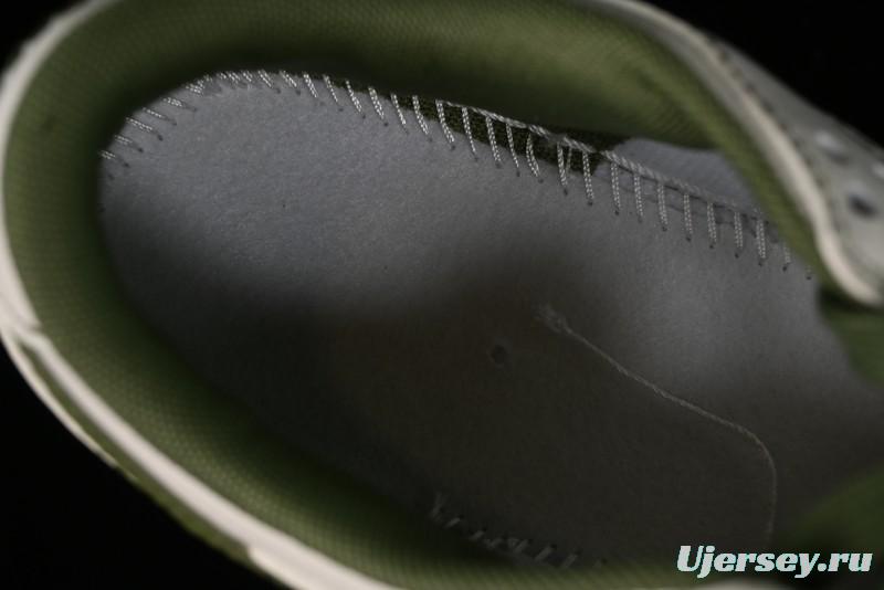 Nike SB Dunk Low Supreme Collaboration - Military Green Double Swoosh Anniversary Custom Low-Top Casual Sneakers - XX2025-319