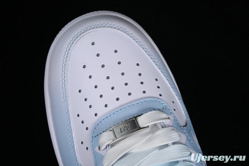 Nike Air Force 1 Low Witch Collaboration Custom Leather Sneakers with Full-Length Air Cushion - CW2288-111