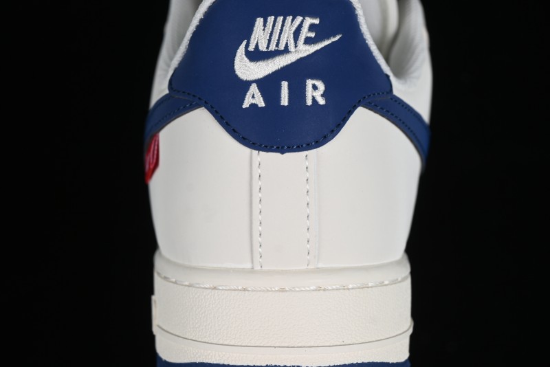 Supreme x Nike Air Force 1 '07 Low Collaboration Dark Blue Casual Sneakers - HD1968-025