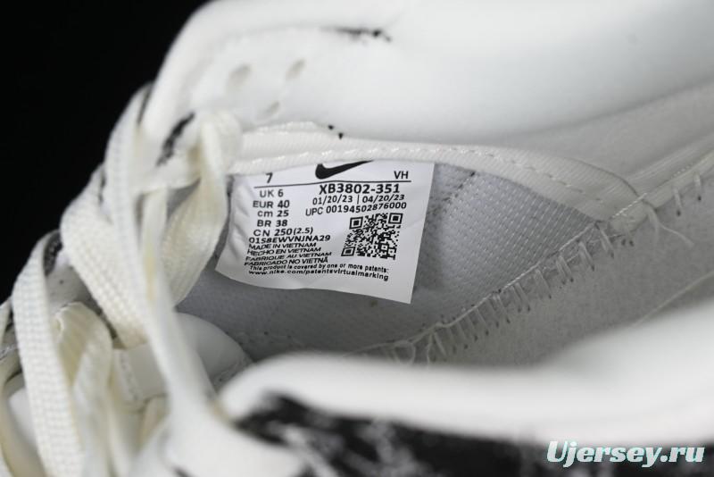 Nike SB Dunk Low LV Collaboration - Black Denim Anniversary High-End Custom Low-Top Casual Skate Shoes - XB3802-351