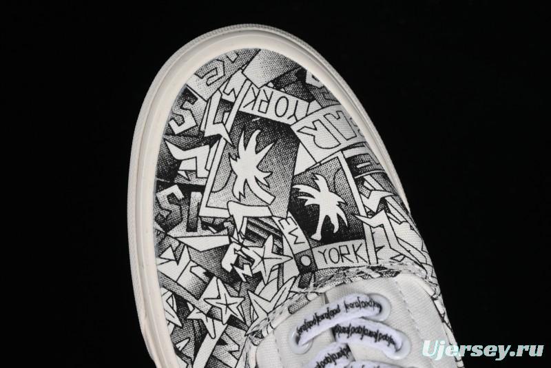 Vans OG Classic Slip-On LX & OG Era LX Sneakersntuff LA Graffiti Collaboration Low-Top Skate Shoes - VN000EYEBPJ