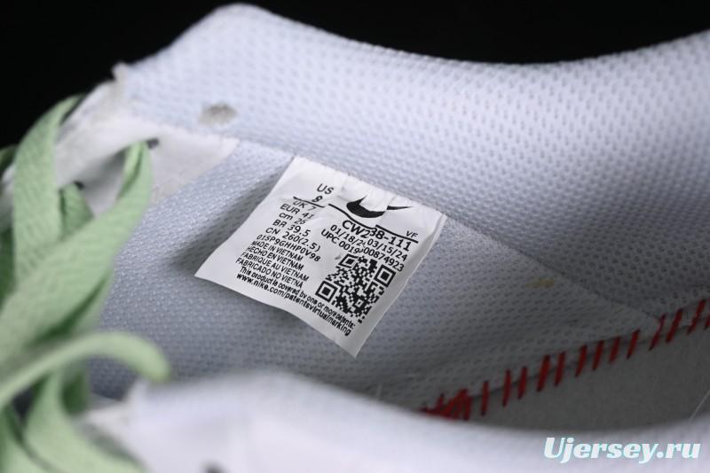 Nike Air Force 1 '07 Low Custom Hand-Painted Anime Theme with Swoosh Shadow and Strap - CW2288-111