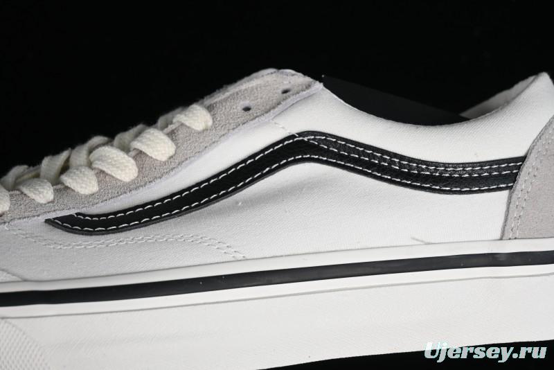 Vans Old Skool Reissue 136 Low-Top Skate Shoes with Detachable Cushioned Insole - VN000MT6KIG