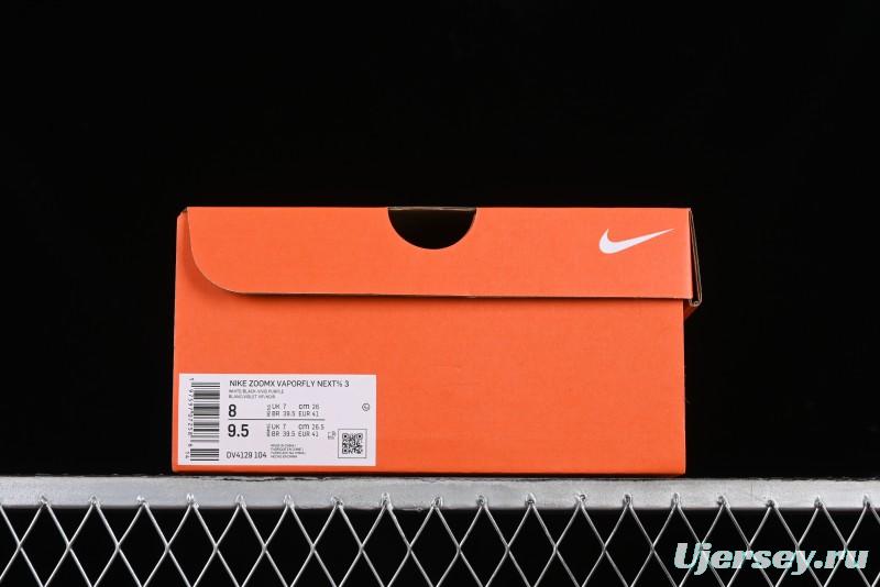 Nike ZoomX Vaporfly NEXT% 3 Marathon Series Foam Ultra-Light Cushioned Running Shoes - DV4129-104