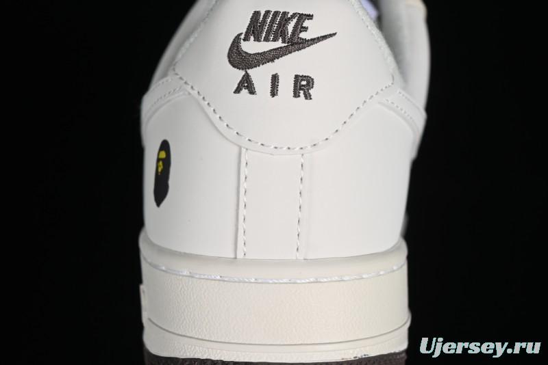 Nike Air Force 1 '07 Low BAPE Collaboration - Beige Black Star FG6688-100