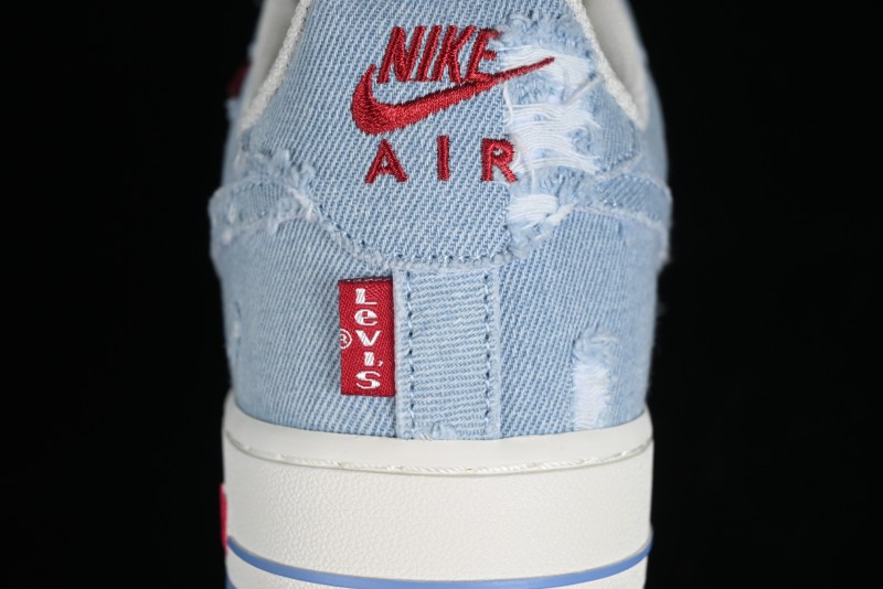 Levi's x Nike Air Force 1 '07 Low Denim Casual Sneakers - CH2211-168