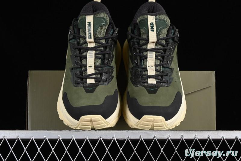 HOKA ONE ONE Tor Ultra Low Round Toe Cushioned Durable Low-Cut Hiking Shoes - 1155730 CVF