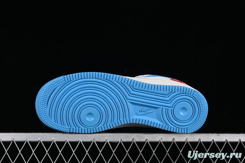 Nike Supreme x Air Force 1'07 Low Casual Sneakers in Lake Blue - HD1968-024