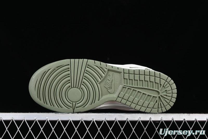 Nike SB Dunk Low Collaboration Triple Swoosh Military Green Colorway Low-Top Casual Skateboarding Shoes - NK5639-323