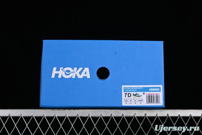 Hoka One One Challenger ATR 7 Low Trail Running Shoes with Enhanced Cushioning and Breathable Mesh - 1134498 OMLG