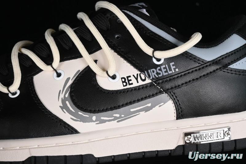 Nike Dunk Low Speed & Fury Distressed Oxidized Metal Punk SB Strap Low-Top Casual Sneakers - DD1391-100