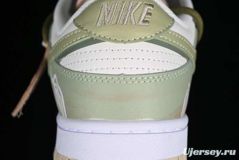 Nike Dunk Low FZBB Chinese Tea Gift Box Palace Longjing Tea SB Lace-Up Low-Top Casual Sneakers - DV0831-003