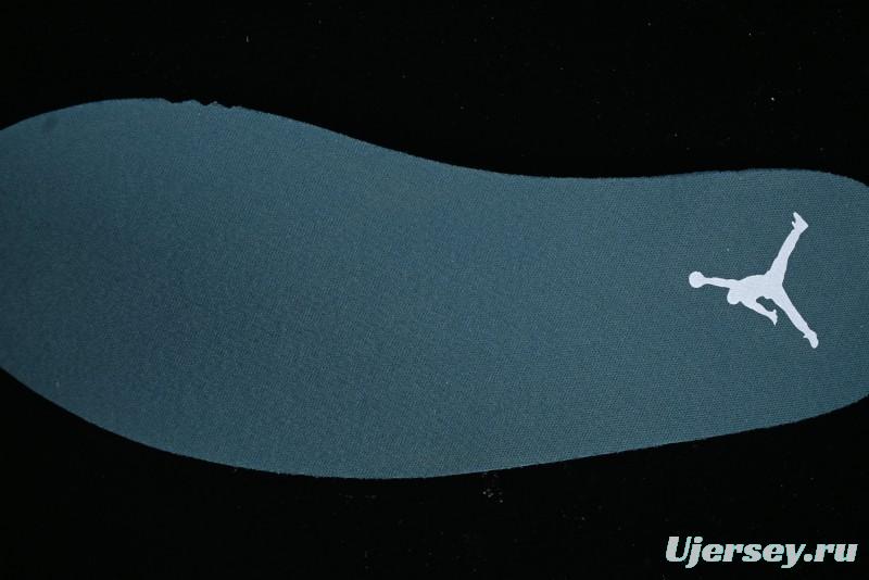 Nike Air Jordan 1 Mid Basketball Shoes with Oxidized Green Leather and Perforated Toe - FQ7720-103