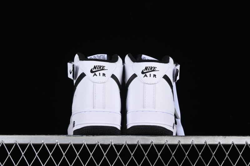 Nike Air Force 1 '07 Mid Casual Sneakers in White/Black - DV0806-101